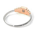 Two Tones Geometric Princess Cut Diamond Ring - Everleigh No. 18
